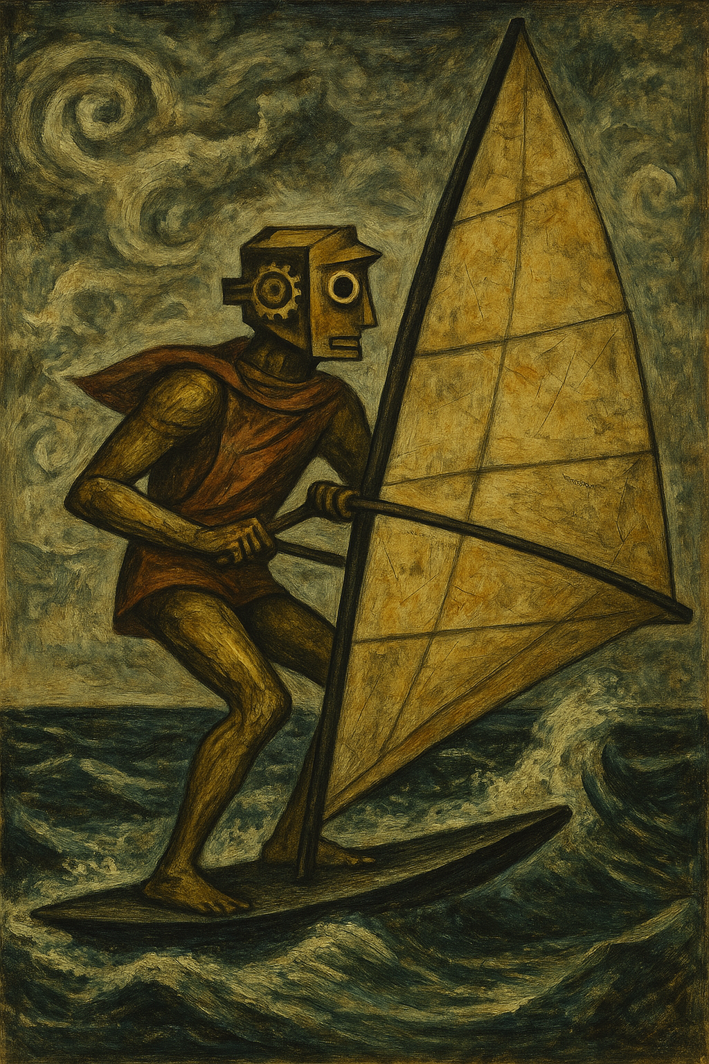 Windsurfing robot